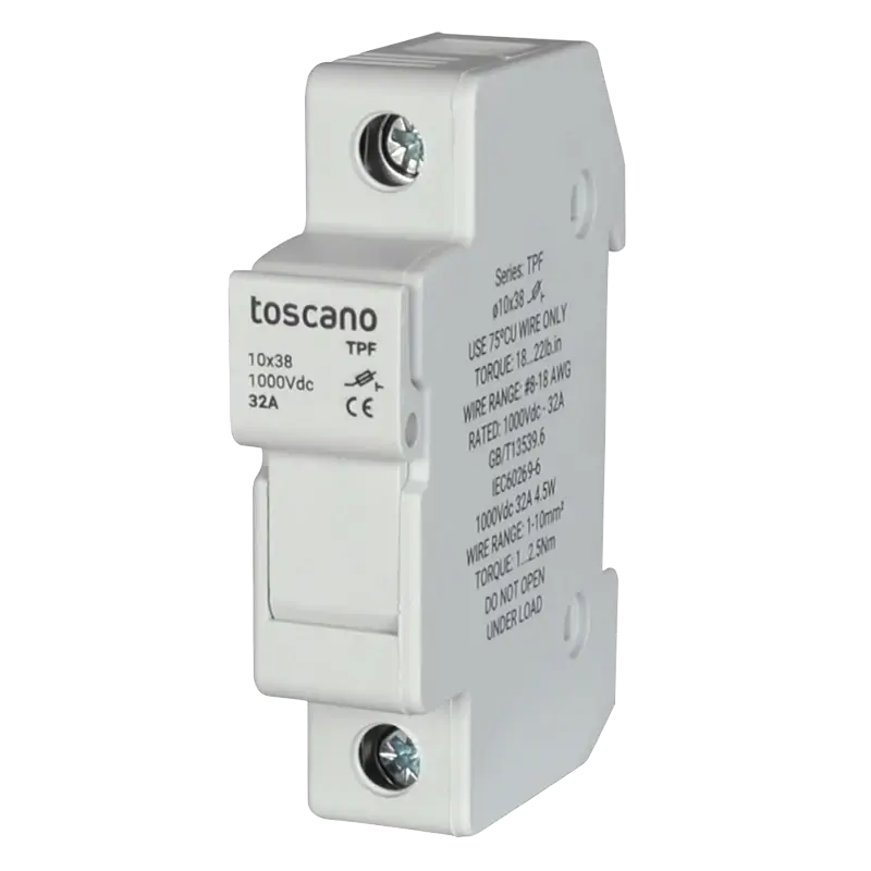 Portafusible con fusible 32 A DC 1000 v